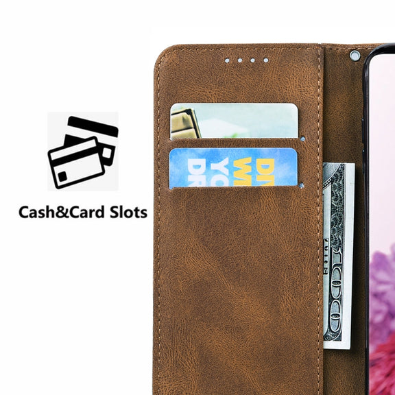 For Samsung Galaxy S25 5G Retro Skin Feel Butterflies Embossing Horizontal Flip Leather Phone Case(Brown)