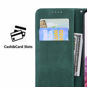 For Samsung Galaxy S25+ 5G Retro Skin Feel Butterflies Embossing Horizontal Flip Leather Phone Case(Green)