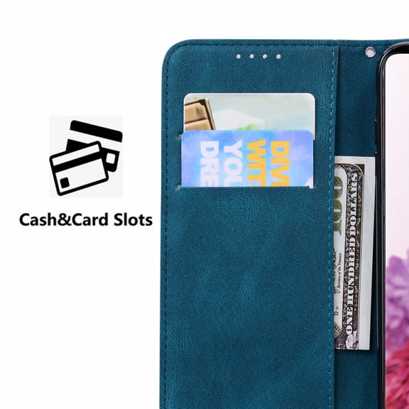 For Samsung Galaxy S25+ 5G Retro Skin Feel Butterflies Embossing Horizontal Flip Leather Phone Case(Blue)