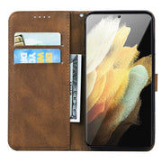 For Samsung Galaxy S25 Ultra 5G Retro Skin Feel Butterflies Embossing Horizontal Flip Leather Phone Case(Brown)