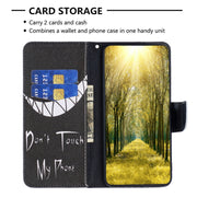 For Samsung Galaxy S25 5G Colored Drawing Pattern Leather Phone Case(Smirk)