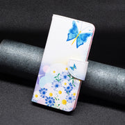 For Samsung Galaxy S25 5G Colored Drawing Pattern Leather Phone Case(Butterfly Love)