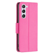 For Samsung Galaxy S25 5G Litchi Texture Pure Color Flip Leather Phone Case(Rose Red)