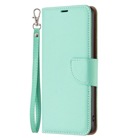 For Samsung Galaxy S25+ 5G Litchi Texture Pure Color Flip Leather Phone Case(Green)