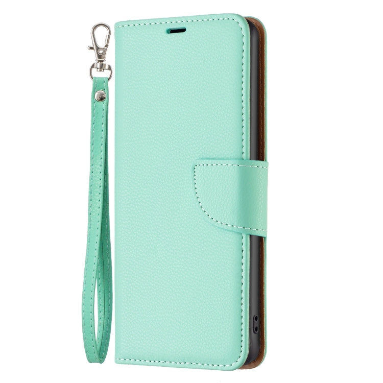 For Samsung Galaxy S25+ 5G Litchi Texture Pure Color Flip Leather Phone Case(Green)