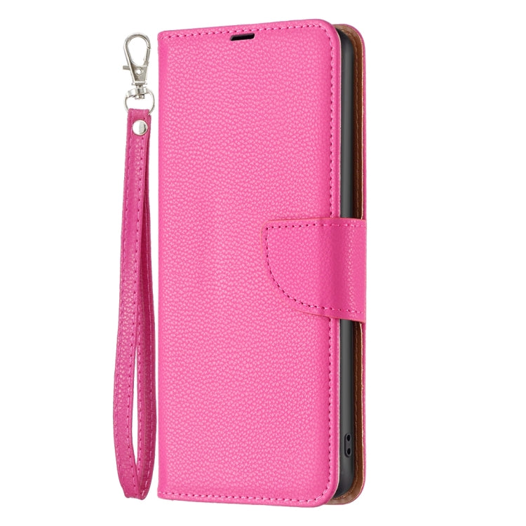 For Samsung Galaxy S25+ 5G Litchi Texture Pure Color Flip Leather Phone Case(Rose Red) - Galaxy S25+ 5G Cases by PMC TechLife | Online Shopping South Africa | PMC TechLife | Buy Now Pay Later Mobicred