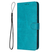 For Samsung Galaxy S25 Ultra 5G Solid Calf Texture Flip Leather Phone Case(Green)