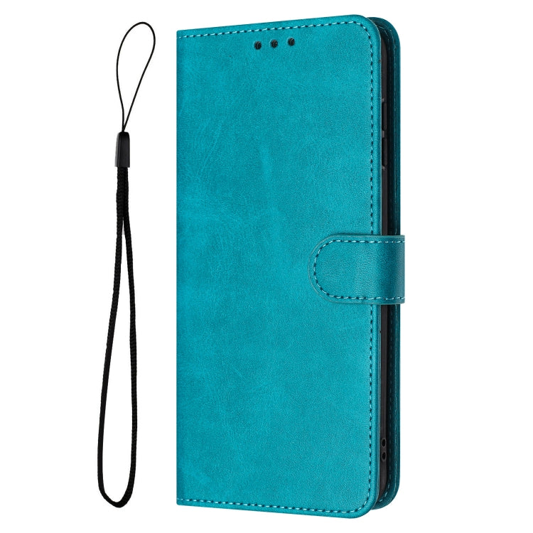 For Samsung Galaxy S25 Ultra 5G Solid Calf Texture Flip Leather Phone Case(Green)