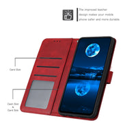 For Samsung Galaxy S25 Ultra 5G Solid Calf Texture Flip Leather Phone Case(Red)