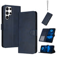 For Samsung Galaxy S25 Ultra 5G Solid Calf Texture Flip Leather Phone Case(Dark Blue) - Galaxy S25 Ultra 5G Cases by PMC TechLife | Online Shopping South Africa | PMC TechLife | Buy Now Pay Later Mobicred