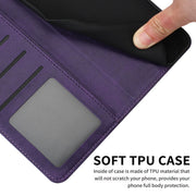 For Samsung Galaxy S25 / S24 5G Solid Calf Texture Flip Leather Phone Case(Purple)