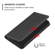 For Samsung Galaxy S25 Ultra 5G Magnetic Leather Phone Case(Black)