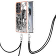 For Samsung Galaxy S25 Ultra 5G Electroplating Dual-side IMD Phone Case with Lanyard(Totem Elephant) - Galaxy S25 Ultra 5G Cases by PMC TechLife | Online Shopping South Africa | PMC TechLife | Buy Now Pay Later Mobicred