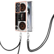 For Samsung Galaxy S25 Ultra 5G Electroplating Dual-side IMD Phone Case with Lanyard(Retro Radio) - Galaxy S25 Ultra 5G Cases by PMC TechLife | Online Shopping South Africa | PMC TechLife | Buy Now Pay Later Mobicred