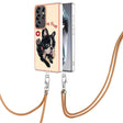 For Samsung Galaxy S25 Ultra 5G Electroplating Dual-side IMD Phone Case with Lanyard(Lucky Dog) - Galaxy S25 Ultra 5G Cases by PMC TechLife | Online Shopping South Africa | PMC TechLife | Buy Now Pay Later Mobicred