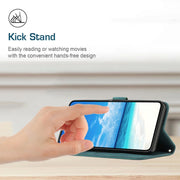 For Samsung Galaxy S25+ / S24+ 5G Skin Feel Heart Embossed Leather Phone Case with Long Lanyard(Green)