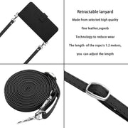 For Samsung Galaxy S25+ / S24+ 5G Skin Feel Heart Embossed Leather Phone Case with Long Lanyard(Black)