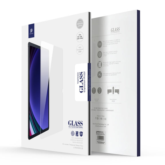 For Samsung Galaxy Tab S10 Ultra 5pcs DUX DUCIS 0.33mm 9H HD Full Screen Tempered Glass Film