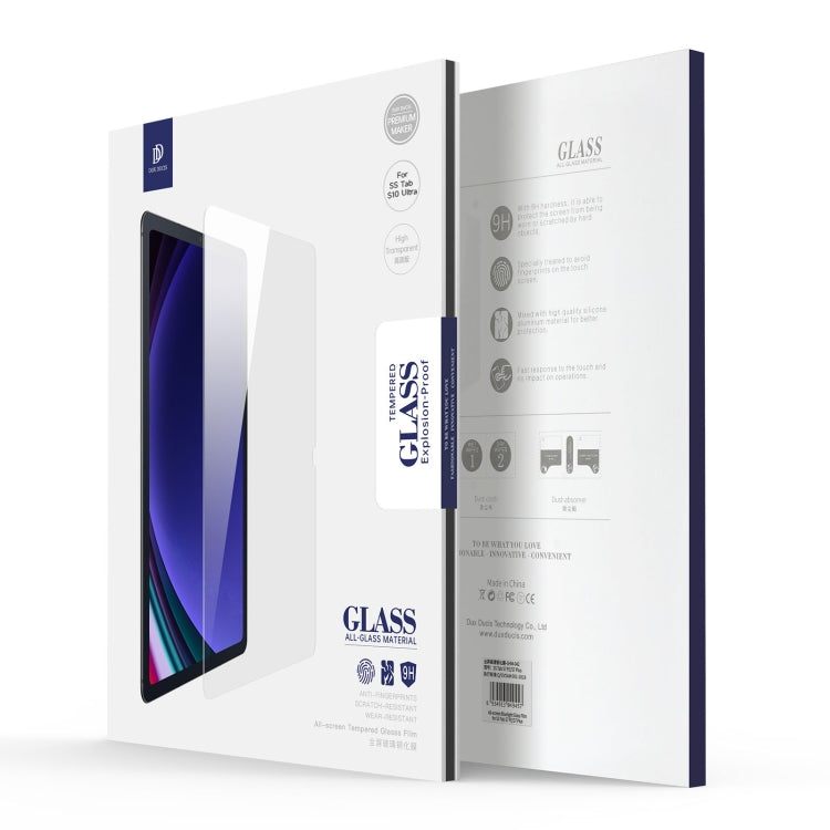 For Samsung Galaxy Tab S10 Ultra 5pcs DUX DUCIS 0.33mm 9H HD Full Screen Tempered Glass Film