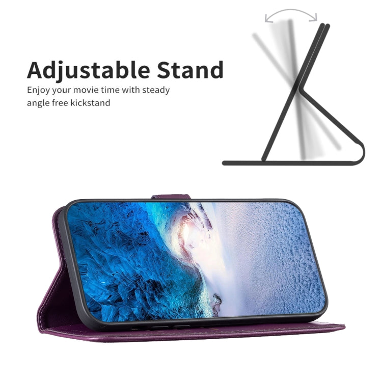 For Samsung Galaxy S25 Ultra 5G Magnetic Buckle Leather Phone Case(Purple) - Galaxy S25 Ultra 5G Cases by PMC Jewellery | Online Shopping South Africa | PMC Jewellery | Buy Now Pay Later Mobicred