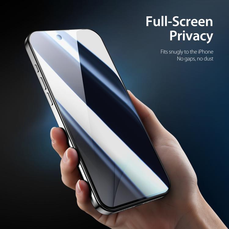 For iPhone 16e 5pcs DUX DUCIS 0.33mm 9H High Aluminum Anti-spy HD Tempered Glass Film - free shipping - PMc TechLife - Order now!