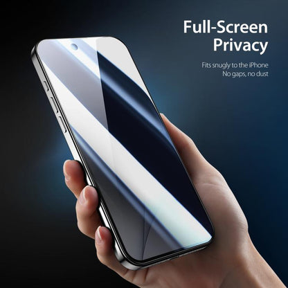 For iPhone 16e 5pcs DUX DUCIS 0.33mm 9H High Aluminum Anti-spy HD Tempered Glass Film - free shipping - PMC Jewellery - Order now!
