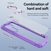 For Samsung Galaxy S25 5G TPU + PC Lens Protection Phone Case(Purple)