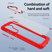 For Samsung Galaxy S25+ 5G TPU + PC Lens Protection Phone Case(Red)