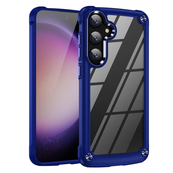 For Samsung Galaxy S25+ 5G TPU + PC Lens Protection Phone Case(Blue)