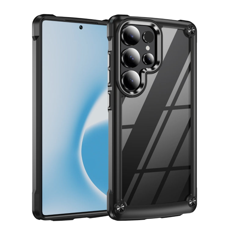 For Samsung Galaxy S25 Ultra 5G TPU + PC Lens Protection Phone Case(Black) - free shipping - PMC Jewellery - Order now!