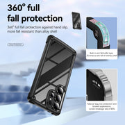 For Samsung Galaxy S25 Ultra 5G TPU + PC Lens Protection Phone Case(Black)