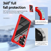 For Samsung Galaxy S25 Ultra 5G TPU + PC Lens Protection Phone Case(Red)