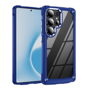 For Samsung Galaxy S25 Ultra 5G TPU + PC Lens Protection Phone Case(Blue)