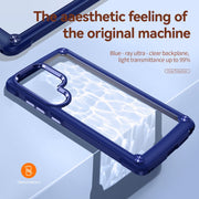 For Samsung Galaxy S25 Ultra 5G TPU + PC Lens Protection Phone Case(Blue)