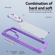 For Samsung Galaxy S25 Ultra 5G TPU + PC Lens Protection Phone Case(Purple)