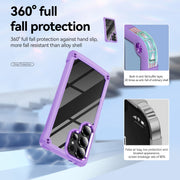 For Samsung Galaxy S25 Ultra 5G TPU + PC Lens Protection Phone Case(Purple)