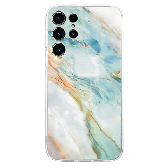 For Samsung Galaxy S25 Ultra 5G Colorful Painting Pattern TPU Phone Case(Marble)
