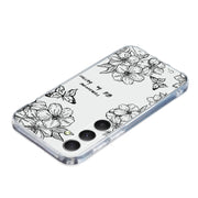 For Samsung Galaxy S25 FE 5G Colorful Painting Pattern TPU Phone Case(Butterfly Flower)