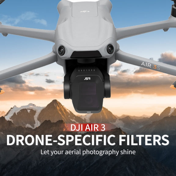 For DJI Air 3S JSR CB Series Drone Lens Filter, Filter:Streak Drawing Blue