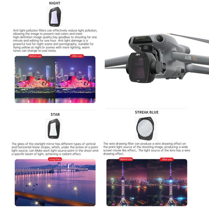 For DJI Air 3S JSR CB Series Drone Lens Filter, Filter:ND32PL - free shipping - PMC Jewellery - Order now!