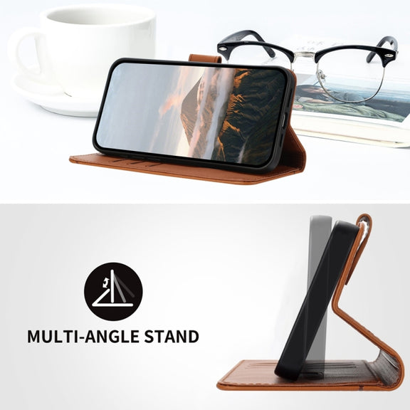 For Huawei Pura 70 Pro / Pura 70 Ultra Triangle Pattern Buckle Clasp Leather Phone Case(Brown)