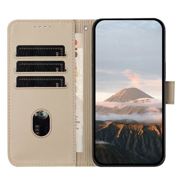 For Huawei Pura 70 Pro / Pura 70 Ultra Triangle Pattern Buckle Clasp Leather Phone Case(Gold)