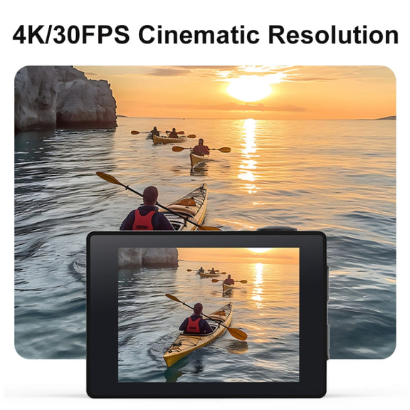I5-360 2.0 inch IPS HD Screen Wide Angle 4K Action Camera, Specification:without Remote Control