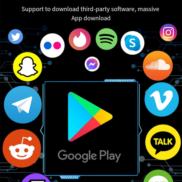 UNIWA DM66 4G Calling Smart Watch, 2GB+16GB, 1.99 inch IPS Screen Android 9.0 Support WiFi GPS(Black) - free shipping - PMC TechLife - Order now!