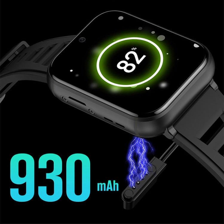 UNIWA DM66 4G Calling Smart Watch, 2GB+16GB, 1.99 inch IPS Screen Android 9.0 Support WiFi GPS(Black) - free shipping - PMC TechLife - Order now!