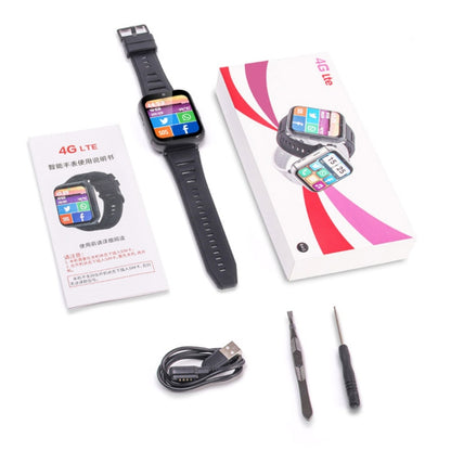 UNIWA DM66 4G Calling Smart Watch, 4GB+64GB, 1.99 inch IPS Screen Android 9.0 Support WiFi GPS(Black) - free shipping - PMC Jewellery - Order now!