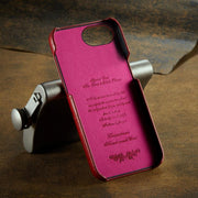 For iPhone 16e Fierre Shann Retro Oil Wax Texture Card Slots PU Leather Phone Case(Red)