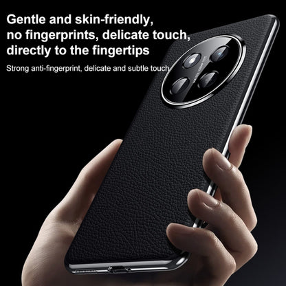 For Honor X60 Pro Genuine Leather PC Phone Case(Black) - Honor Cases by PMC Jewellery | Online Shopping South Africa | PMC Jewellery | Buy Now Pay Later Mobicred