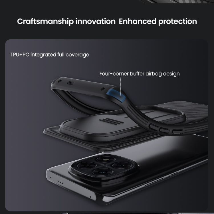 For Redmi Note 14 Pro+ 5G NILLKIN CamShield Pro PC Phone Case(Green)