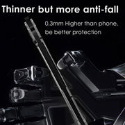 For iPhone 16 R-JUST RJ-17 Shockproof Armor Hollow Metal Phone Case(Black)